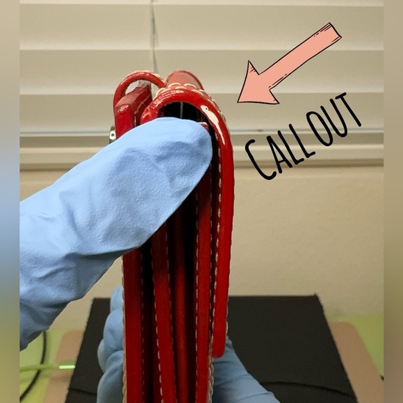 Burberry Blue Label red leather wallet - Picture 16 of 16